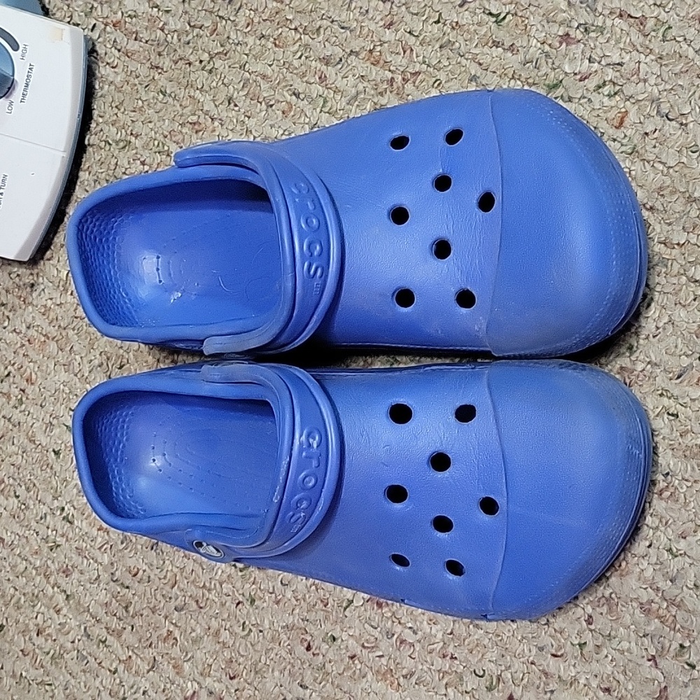 Blue Crocs